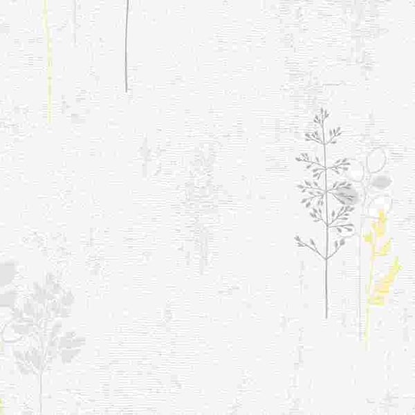 Tapet 20011-03 Tapet Blommor Floral 0,53 x 10,05 m Erismann Bestseller Grå
