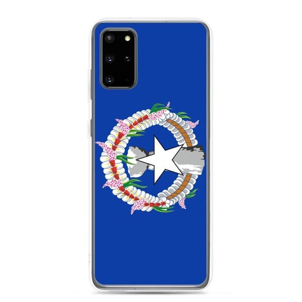 Samsung-fodral - Flagga av Norra Marianaöarna - Galaxy S21 Plus - Mjuk - Flerfärgad - Vertikal