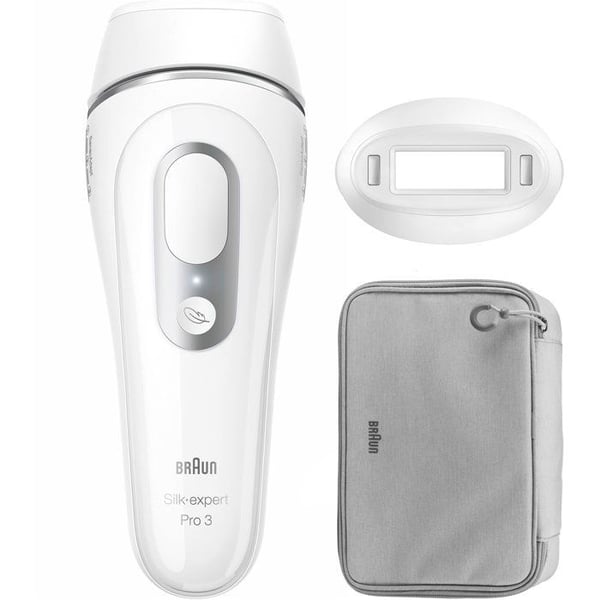 Epilator med pulserande ljus - BRAUN - IPL PL3020 - 300 000 blinkningar - Vit