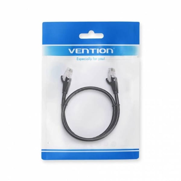 Nätverkskabel - VENTION - Cat6 - 1m - UTP - RJ45 - Svart