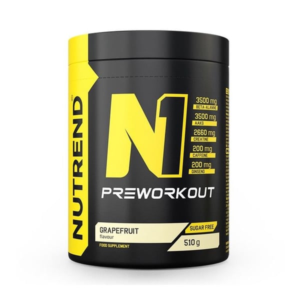 PreWorkout - Nutrend - N1 Pre workout (510g) - Smak Grapefrukt