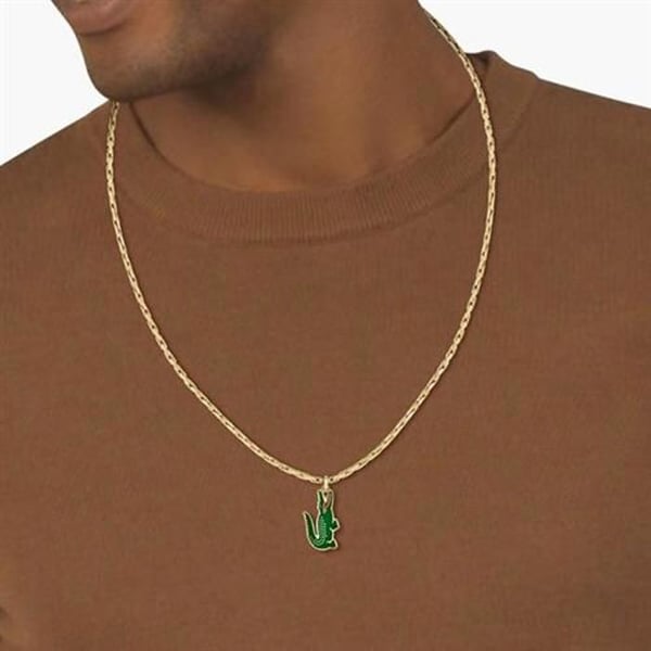 Elegant halsband i guldpläterad stål Arthor 2040229