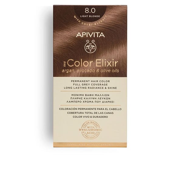 MIN FÄRG ELIXIR permanent färg #8.0 1 u