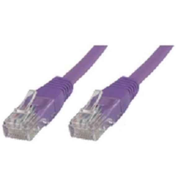 Nätverkskabel - Microconnect - Cat6 - 0,3 m - RJ-45 Hane/Hane - U/UTP - Lila