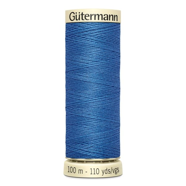 Förpackning med 5 spolar 100m Tråd 100% polyester Gutermann Ref 788988 - Att 311 - safir