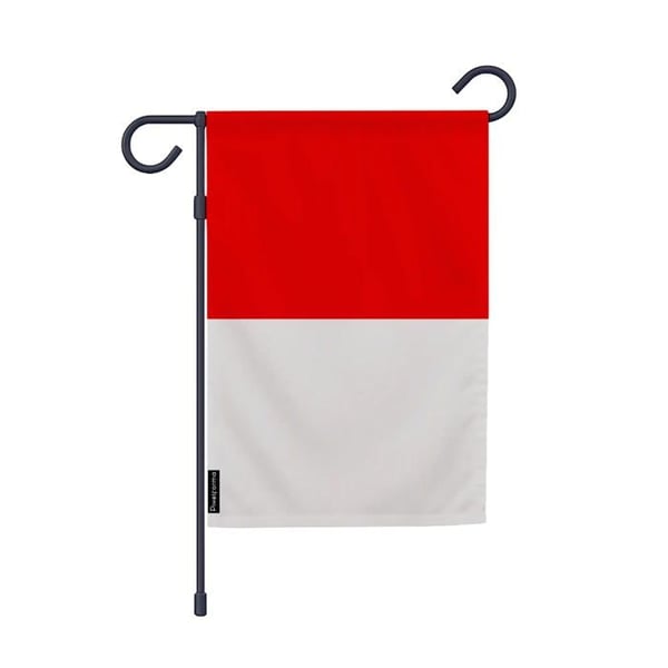 Trädgårdsflagga från Indonesien – 32 x 47,5 cm – Hållbar Polyester – Horisontellt Format – Utomhus – Pixelforma