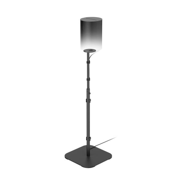 Högtalarstativ - HAMA - för Sonos Era 100 - Höjdjusterbar - Kabelhantering - Grå finish
