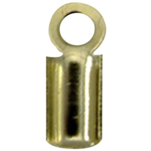 MégaCréa - Snoddändstycke 5 mm Brons (förpackning med 10)