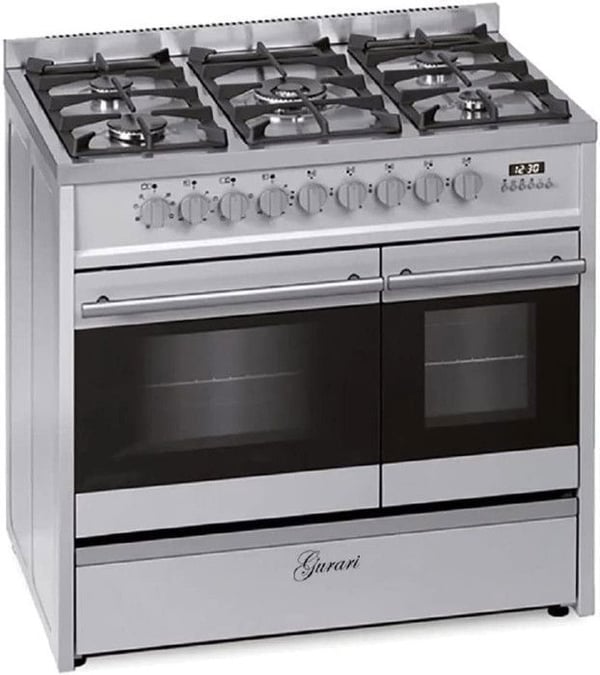 Gasköksugn - GURARI - GCH E 916 X - 90 cm - 2 ugnar - 8 funktioner