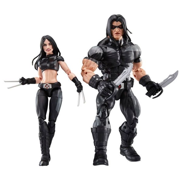 Figur - HASBRO - X-Force X-23 & Warpath - 2 figurer - 9 tillbehör - 15 cm
