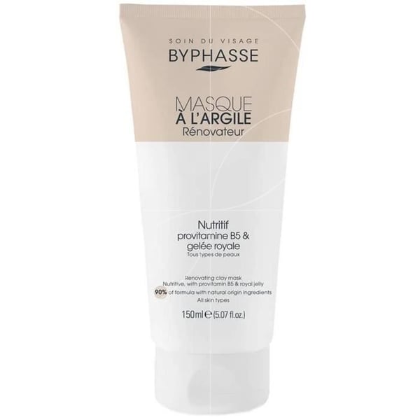 Ansiktsmask - BYPHASSE - Renoverande - 150 ml - Utan parabener - Alla hudtyper