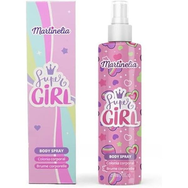 Kroppsspray - MARTINELIA - Super Girl - 210 ml - Barnparfym - Fukt & fräschör