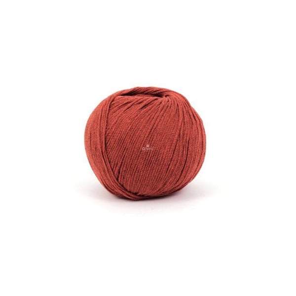 DMC - Återvunnen bomullstråd Eco Vita 3mm 100g Stickning och virkning Färg. 005 röd