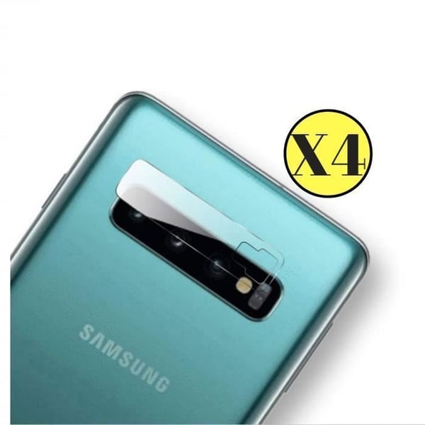 Paket med 4 härdade glas för kameraskydd till Samsung Galaxy S10 PLUS - Skyddande film för bakre kameralinse