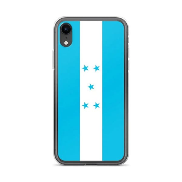 Mobilskal - PIXELFORMA - iPhone XR - Honduras flagga - Mjuk - Transparent TPU