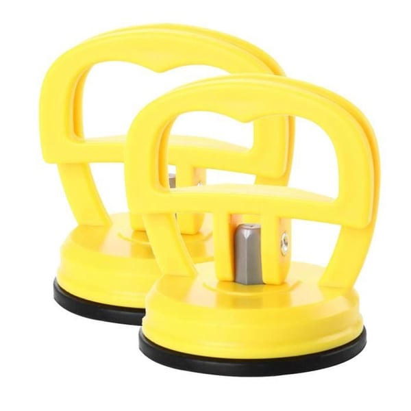 Dent Puller - tenoens - Mini - Gul - Karosseriverktyg - 2PC sugkopp