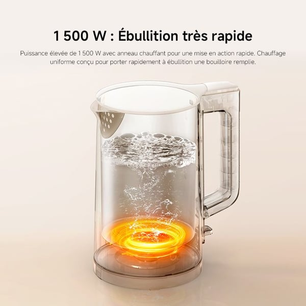 Elektrisk Kanna - XIAOMI - Mi Kettle 2 Lite - 1500W - 1,5L - Rostfritt Stål 304