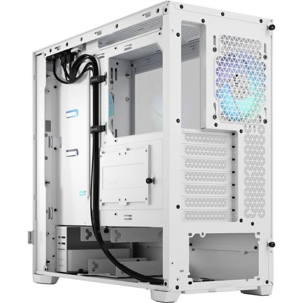 PC taske - FRACTAL DESIGN - Pop Air RGB Hvid TG - Hvid (FD-C-POR1A-01)