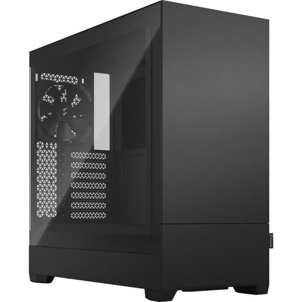 PC etui - FRACTAL DESIGN - Pop Silent Black TG - Sort (FD-C-POS1A-02)