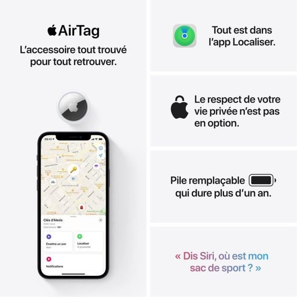 APPLE Pack med 4 AirTag