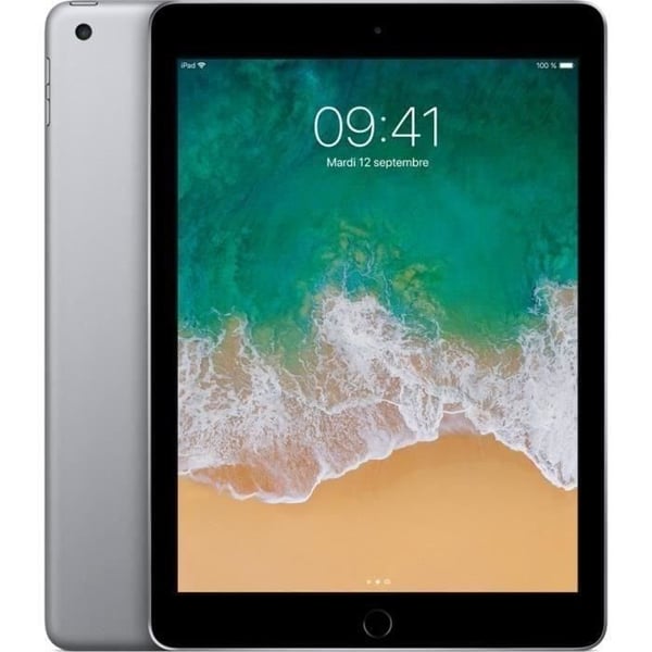 iPad 9,7" Retina 32GB WiFi Silver 5:e generationen - Begagnad - Bra skick