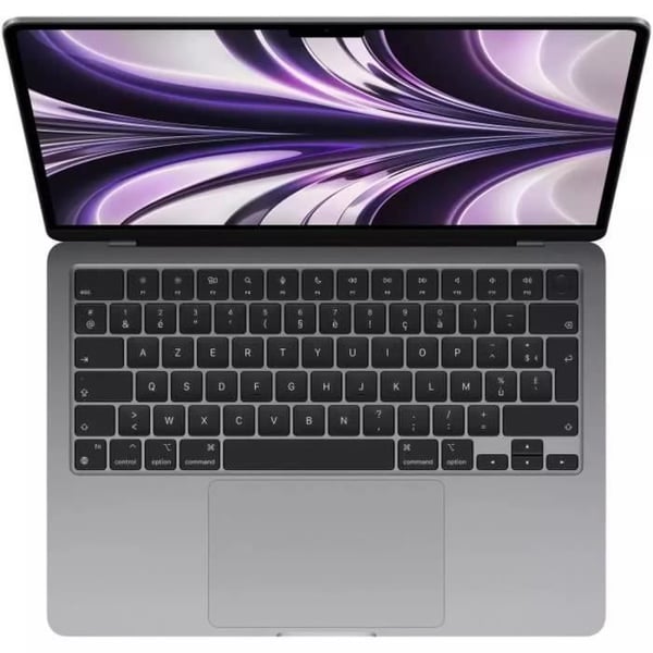MacBook Air 13" 2022 M2 3,5 Ghz 8 Go 256 Go SSD Grå Sidereal - Refurbished - God skick