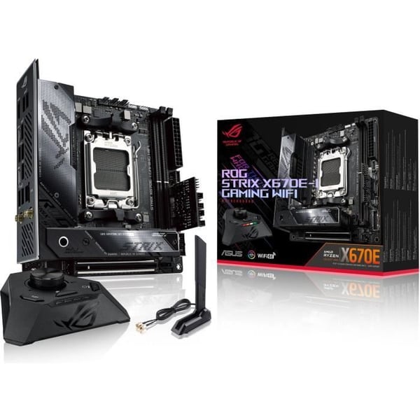 ASUS ROG STRIX X670E-I GAMING WIFI Moderkortsuttag AM5 AMD X670