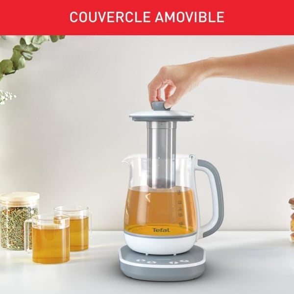 Tefal Tastea glasmaskine til te, 8 temperaturer, 1,5 L, BJ551B10