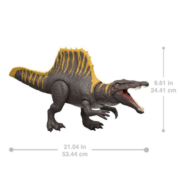 Jurassic World - Spinosaurus med bevægelige dele - 2 angrebsbevægelser - JGB56