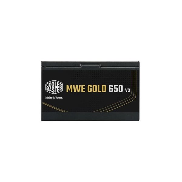Strömförsörjning PC - COOLER MASTER - MPE-6502-ACAAG-3BEU - MWE Gold 650 V3 Icke-modulär - ATX 3.1 - 80+ GOLD - 650 W