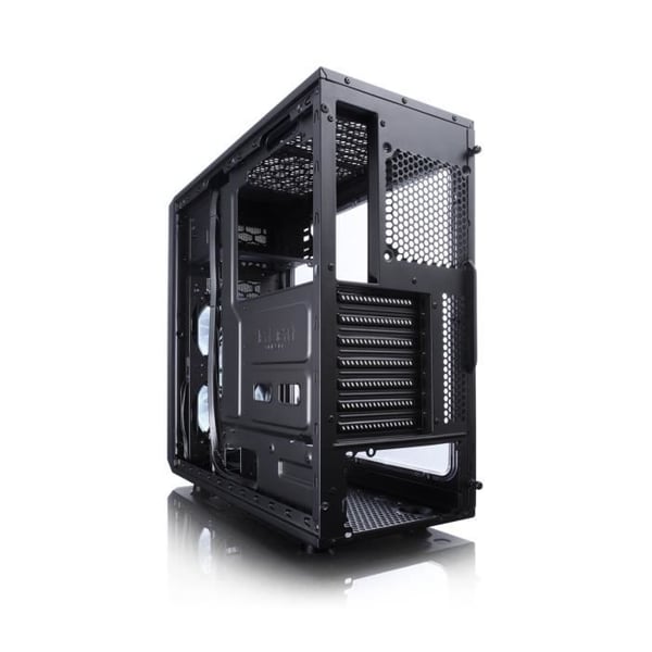 FRACTAL DESIGN PC CASE Focus G - Medium Tower - Svart - Härdat glas - ATX-format (FD-CA-FOCUS-BK-W)
