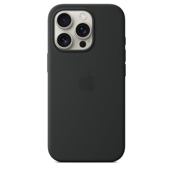 APPLE iPhone 16 Pro - Silikonfodral med MagSafe - Svart