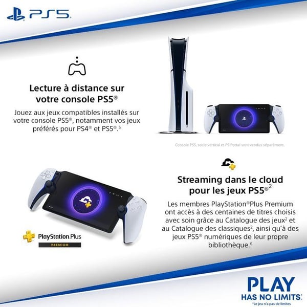 PlayStation Portal - Kauko-ohjain - Midnight Black
