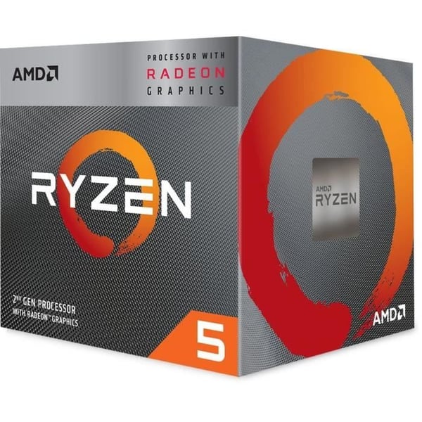 AMD-processor Ryzen 5 3400G Wraith Spire-kylare