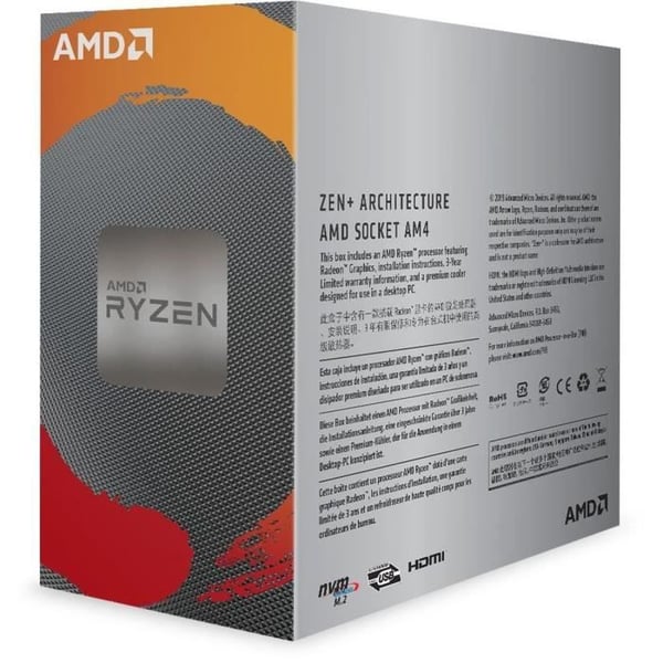 AMD Ryzen 3 3200G-processor Wraith Stealth-kylare