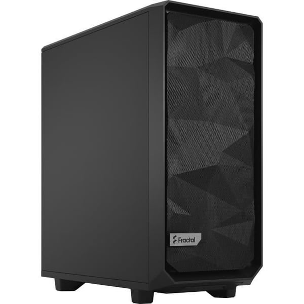FRACTAL DESIGN - Meshify 2 Compact PC -kotelo, musta kiinteä paneeli