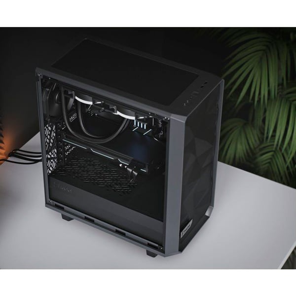 FRACTAL DESIGN - Meshify 2 Compact PC -kotelo, musta kiinteä paneeli