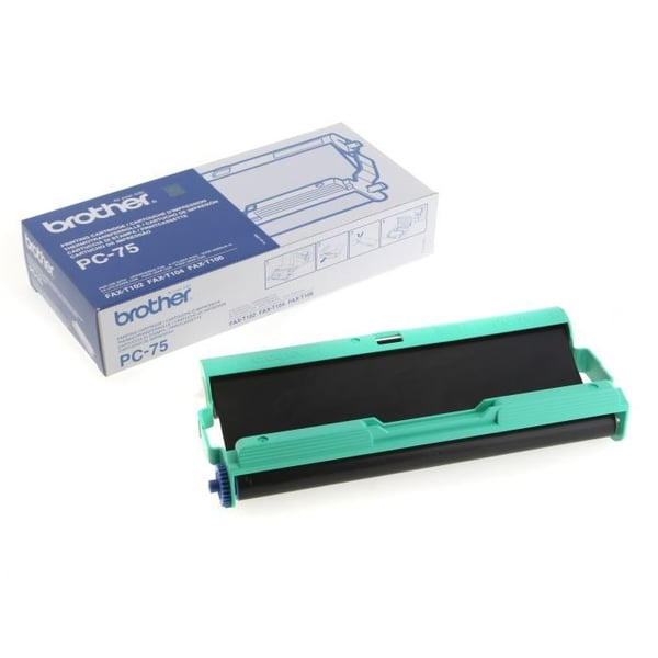 Brother PC75 printbåndskassette - Sort - 144 sider - Fax T102/T104/T106 kompatibel