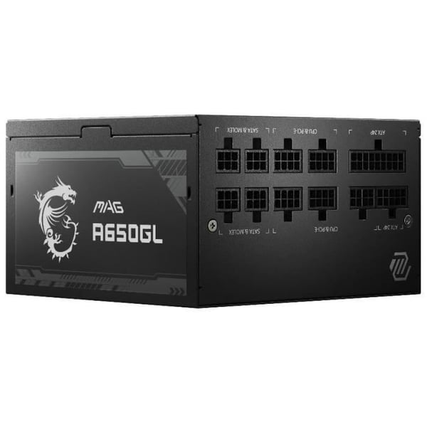 MSI PC Power Supply MAG A650GL PCIE5 - 650W 80+ Gold Modular