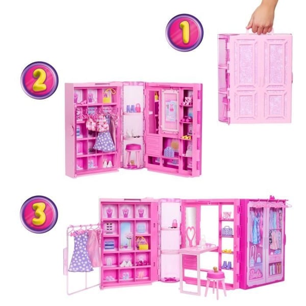 Barbie-Dream Dressing-Box HXD58
