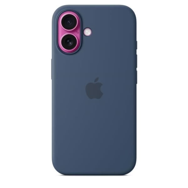 APPLE iPhone 16 - Silikonetui med MagSafe - Denim