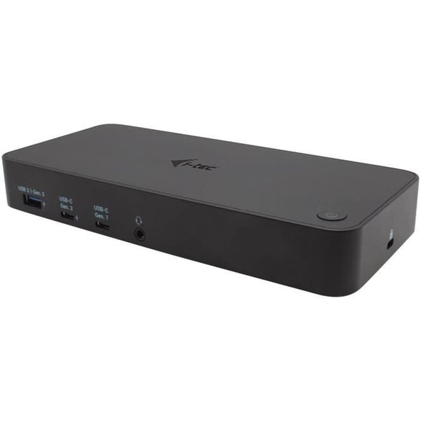 Dockningsstation - I-TEC - USB 3.0 / USB-C / Thunderbolt, 3x 4K/5K dockningsstation + strömförsörjning 70W (CATRIPLEDOCKPDPRO)