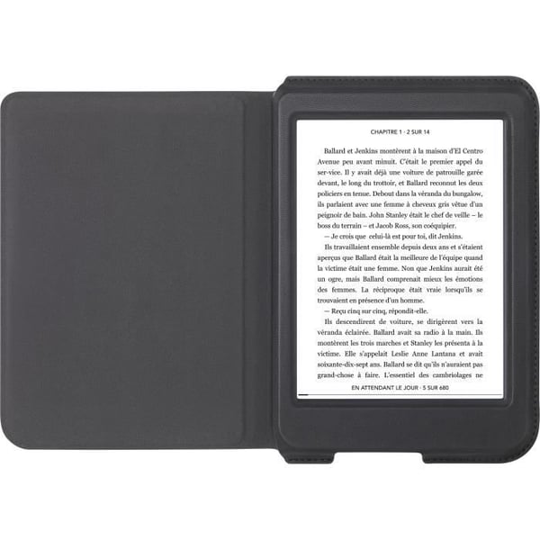 KOBO Etui SleepCover til Kobo Nia E-bogslæser - Sort