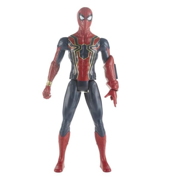 Titan Iron Spider-Man-figur - HASBRO - Avengers - 30 cm - Röd - Blandat - från 3 år och uppåt