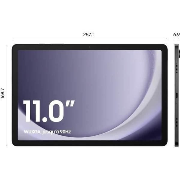 Samsung Galaxy TAB A9+ 64GB 5G pekskärmsplatta Antracitgrå