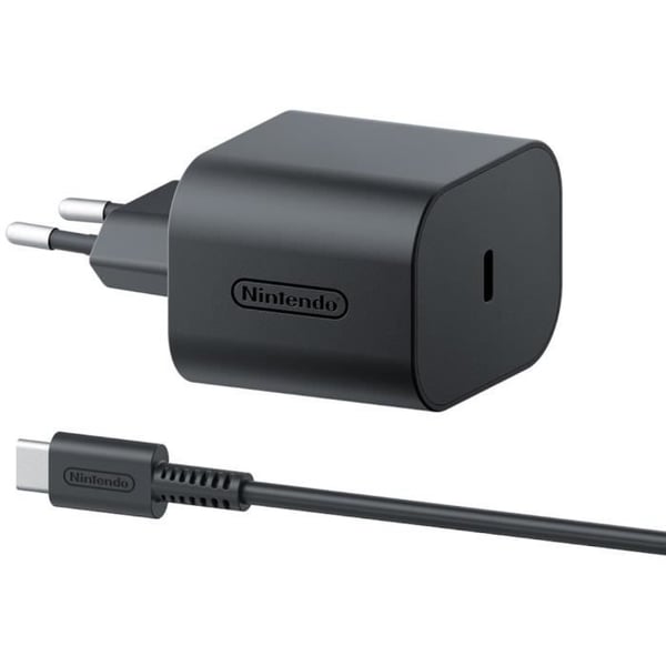 Nätadapter för Nintendo Switch och Nintendo Switch 2