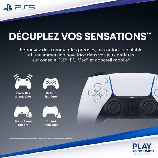 Trådlös handkontroll DualSense® - Galactic Purple I PS5 och PC