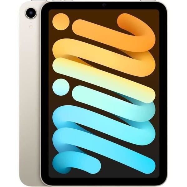 Apple - iPad mini (2021) - 8,3" WiFi - 64 GB - Stellar Light - Renoverad - Utmärkt skick- REFURBISHED