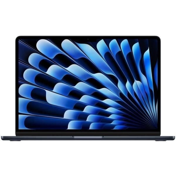 Apple - 13,6" MacBook Air M3 (2024) - RAM 8Go - Lagring 256Go - Midnatt - AZERTY (2024) - Återvunnen - Utmärkt skick