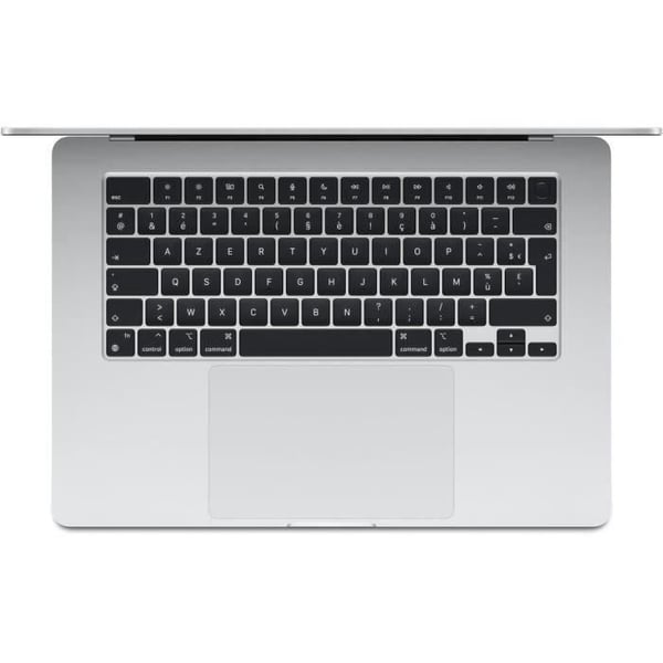 Apple - 15" MacBook Air M3 (2024) - RAM 16Go - Lagring 512Go - Silver - AZERTY (2024) - Återvunnen - Utmärkt skick